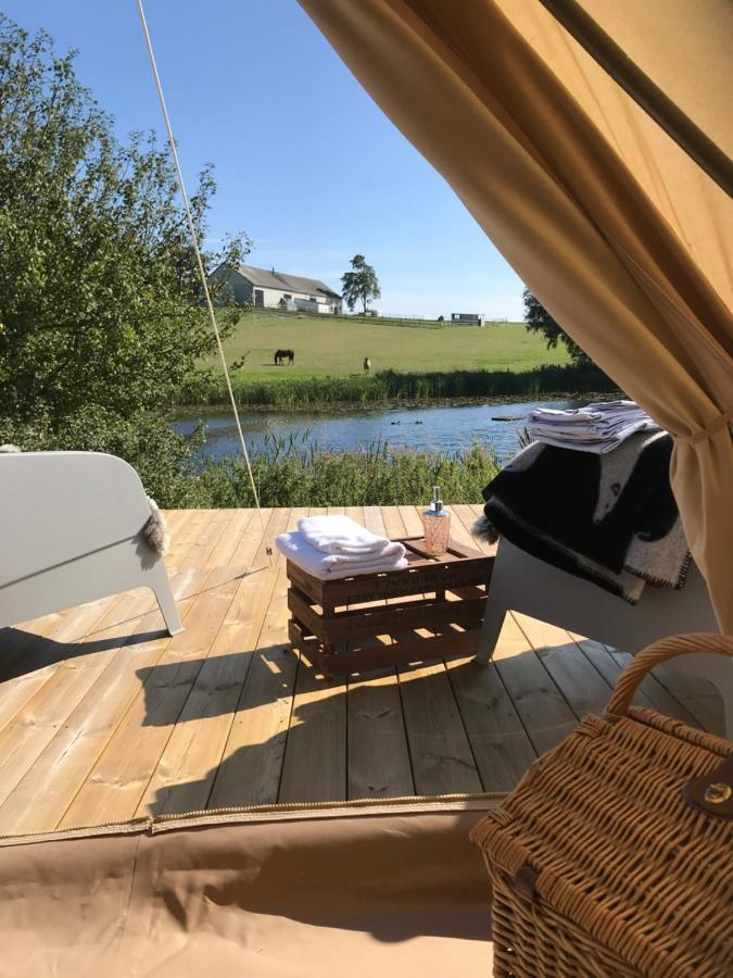 Glamping Och Gardslagenhet Mellan Himmel Och Hav Apartment Skivarp Exterior photo